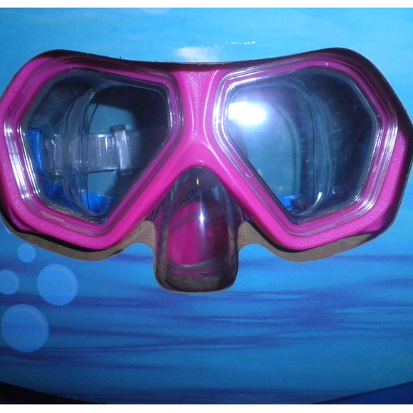 Kids' Mermaid Monofin with Mask & Fins, Pink/Blue, by Body Glove, NIB - Picture 10 of 12
